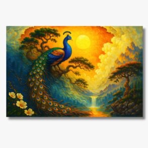 Peacock Canvas Painting1