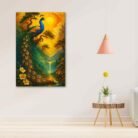 Peacock Painting For Wall Vastu BY KUNJCART4