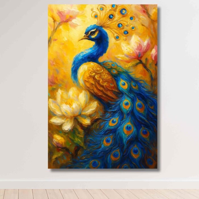 Peacock Painting For Wall Vastu For Home Decor6