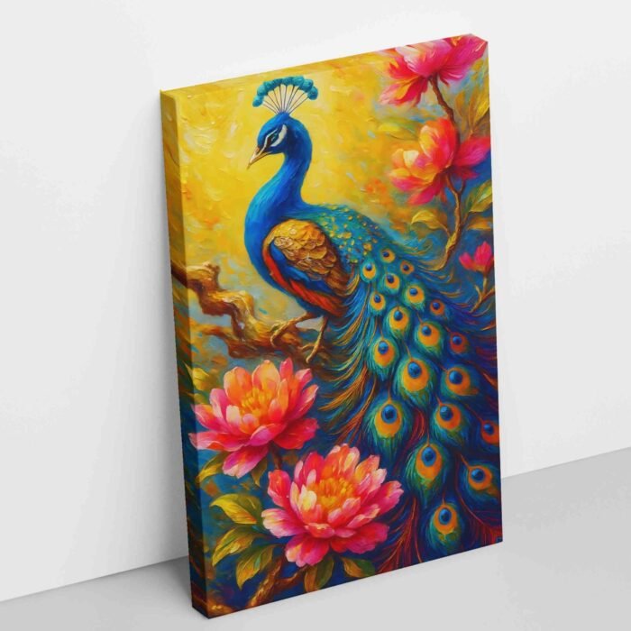 Peacock Painting For Wall Vastu for home decor2