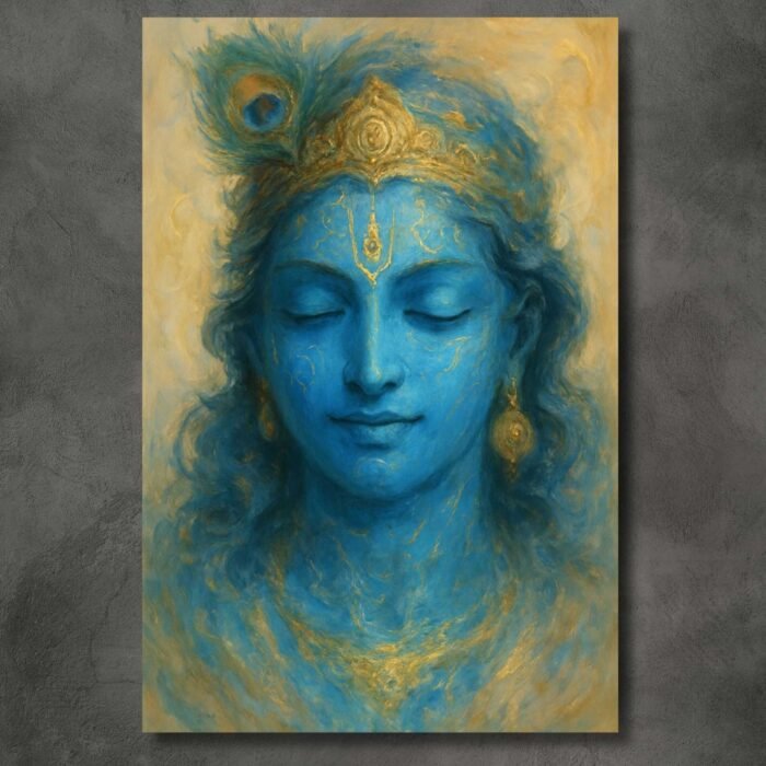 Radha Krishna canvas art for sale by Kunjcart3