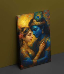 Radha Krishna framed painting2
