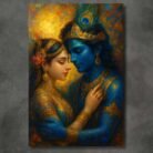 Radha Krishna framed painting3
