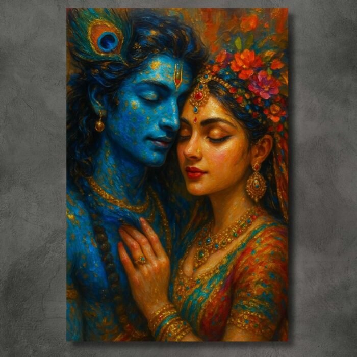 Radha Krishna painting for home3