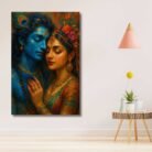 Radha Krishna painting for home4