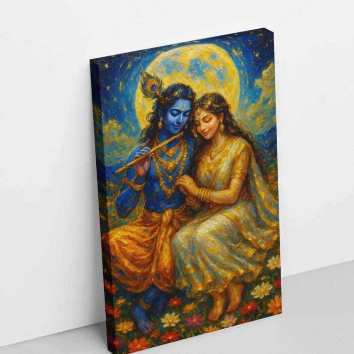 Radha Krishna painting for living room By Kunjcart1
