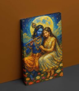 Radha Krishna painting for living room By Kunjcart2