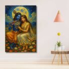 Radha Krishna painting for living room By Kunjcart4