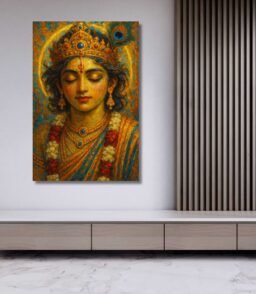 Radha Krishna painting online India By Kunjcart1