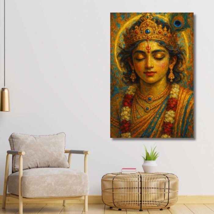 Radha Krishna painting online India By Kunjcart3