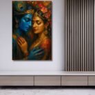 Radha Krishna wall art by Kunjcart1