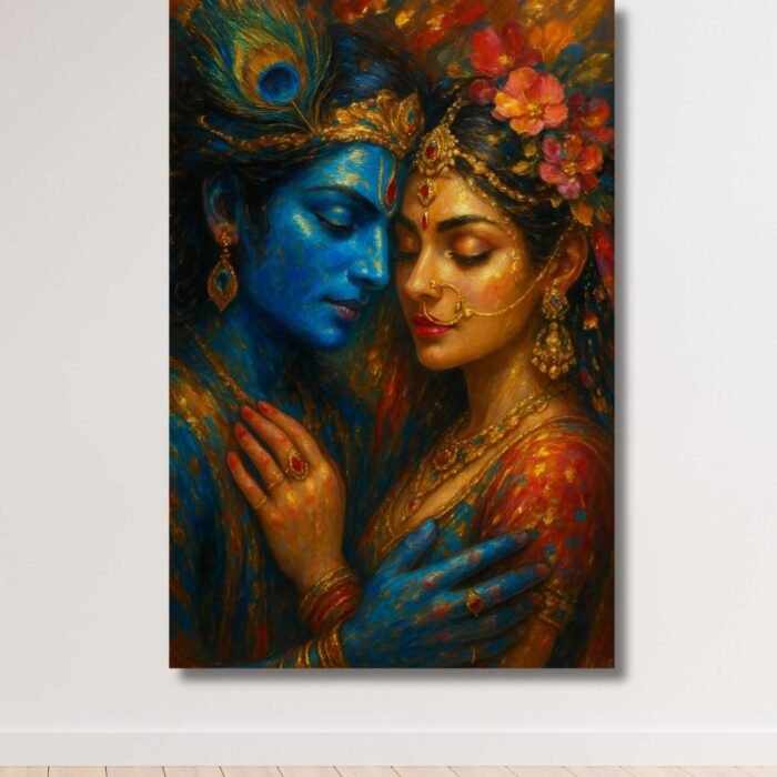 Radha Krishna wall art by Kunjcart2