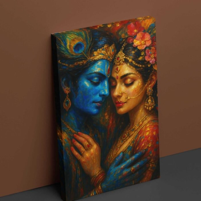 Radha Krishna wall art1