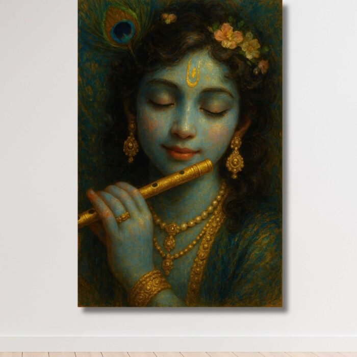 Radha Krishna wall painting by KunjCart2