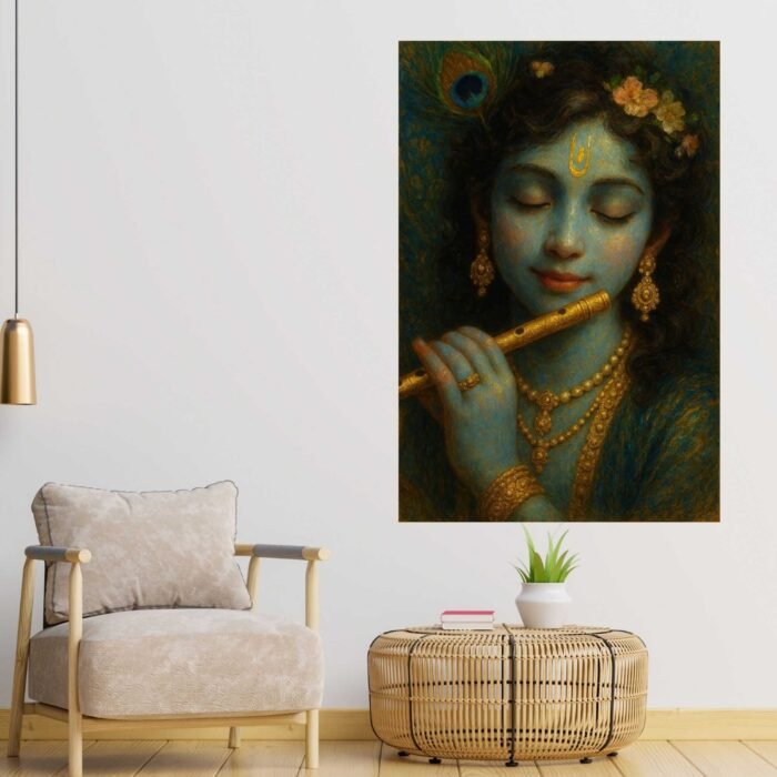 Radha Krishna wall painting by KunjCart3