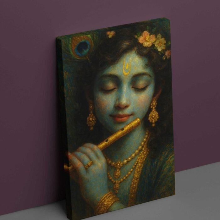Radha Krishna wall painting1
