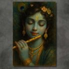 Radha Krishna wall painting3