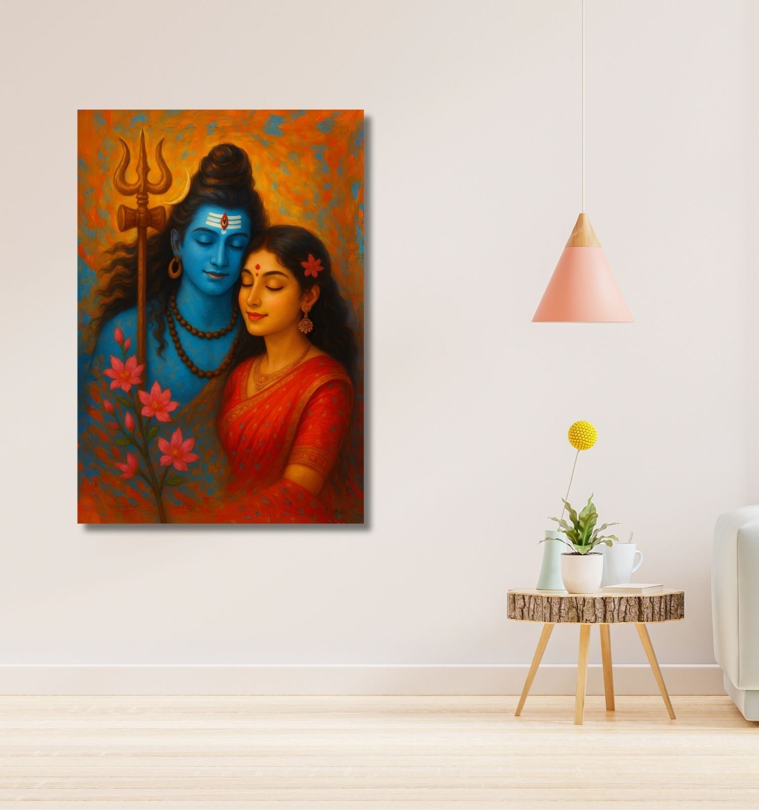 SHIV PARVATI PAINTING1