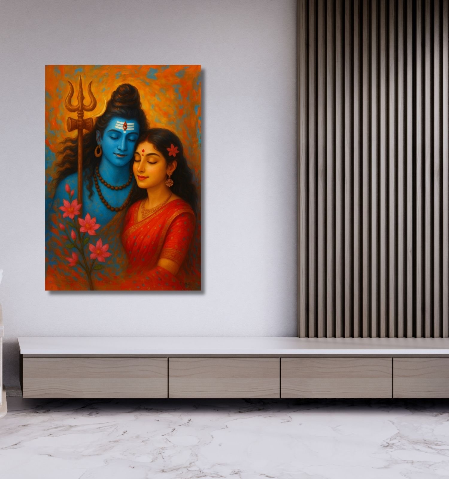 SHIV PARVATI PAINTING1