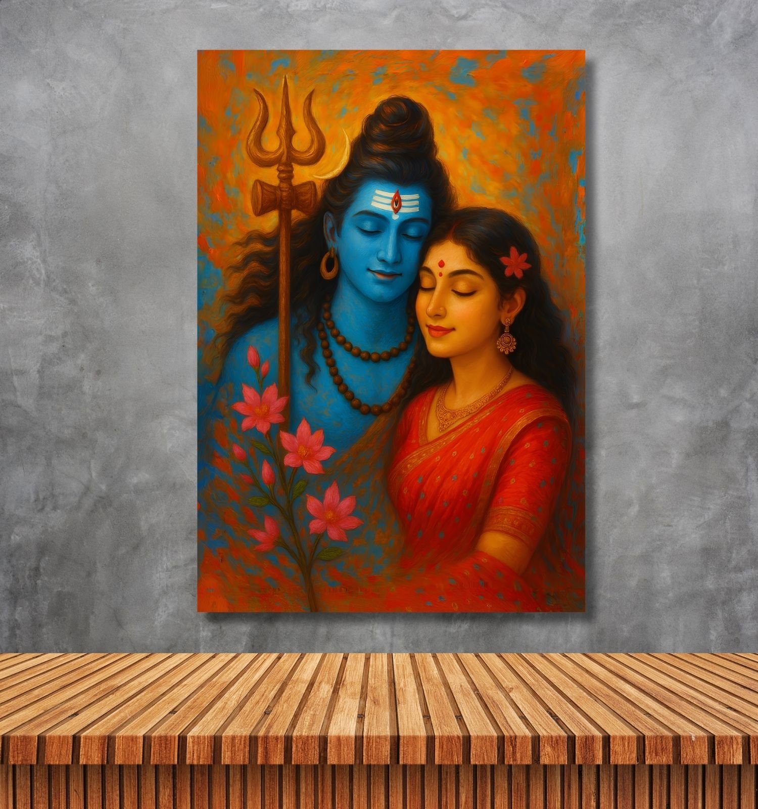 SHIV PARVATI PAINTING1