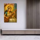 Saraswati Painting On Canvas2