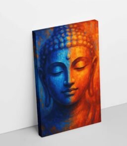 abstract buddha canvas wall painting2