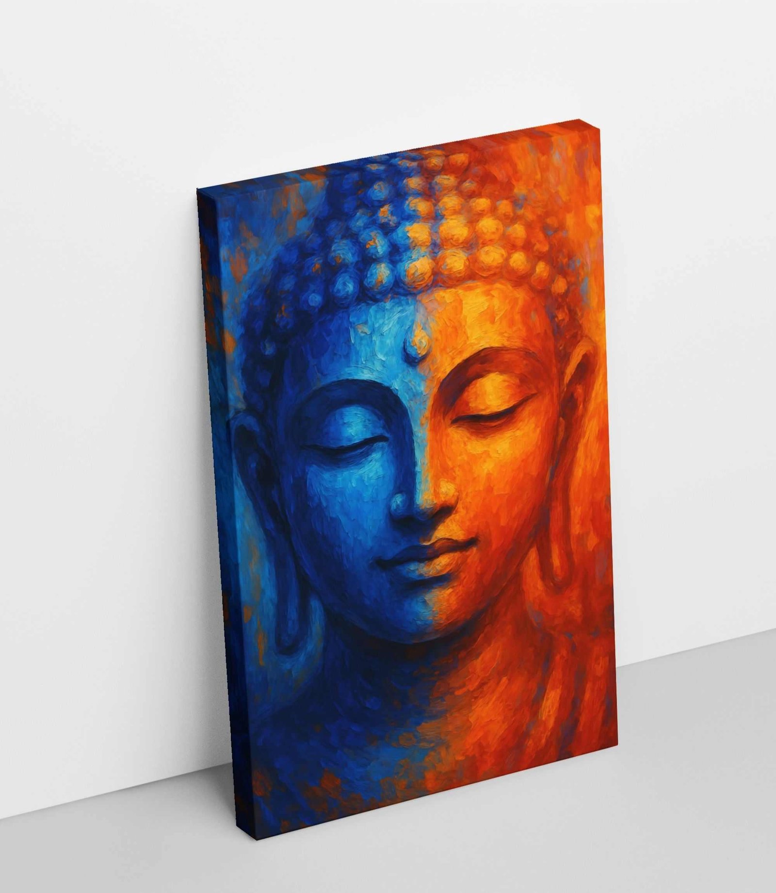 abstract buddha canvas wall painting2