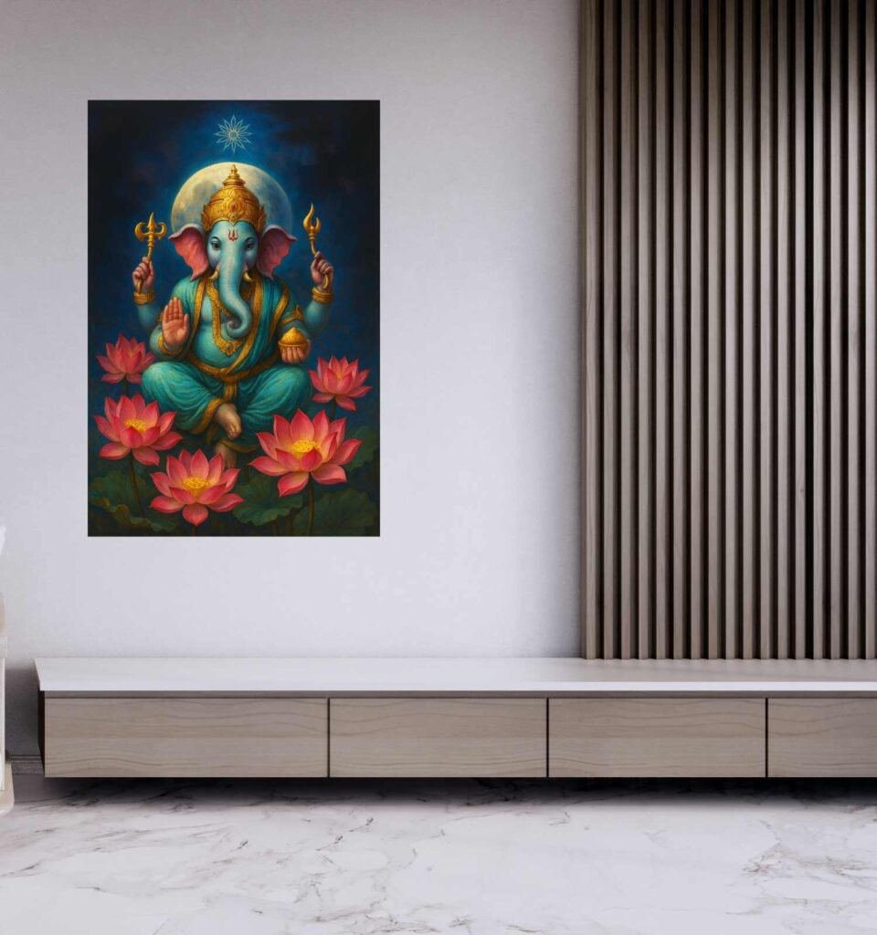 abstract ganesha painting2