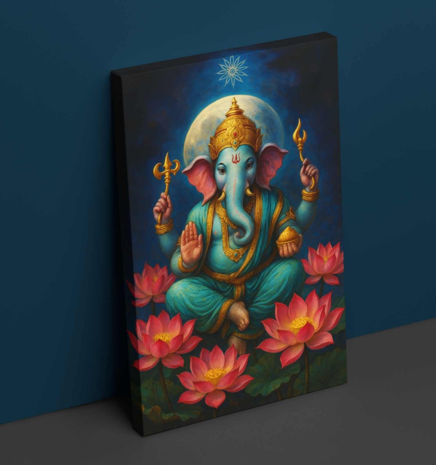 abstract ganesha painting1