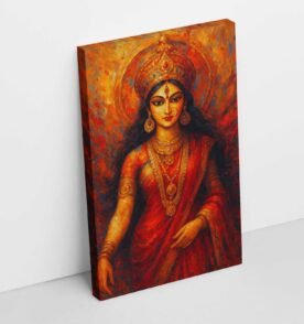 durga abstract painting2