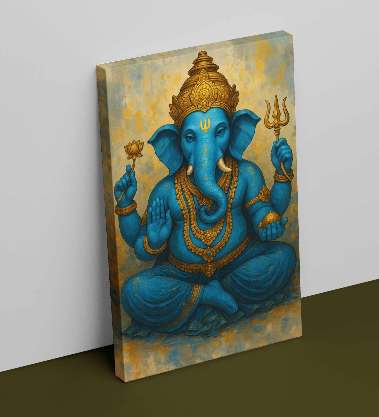 ganesha canvas painting1