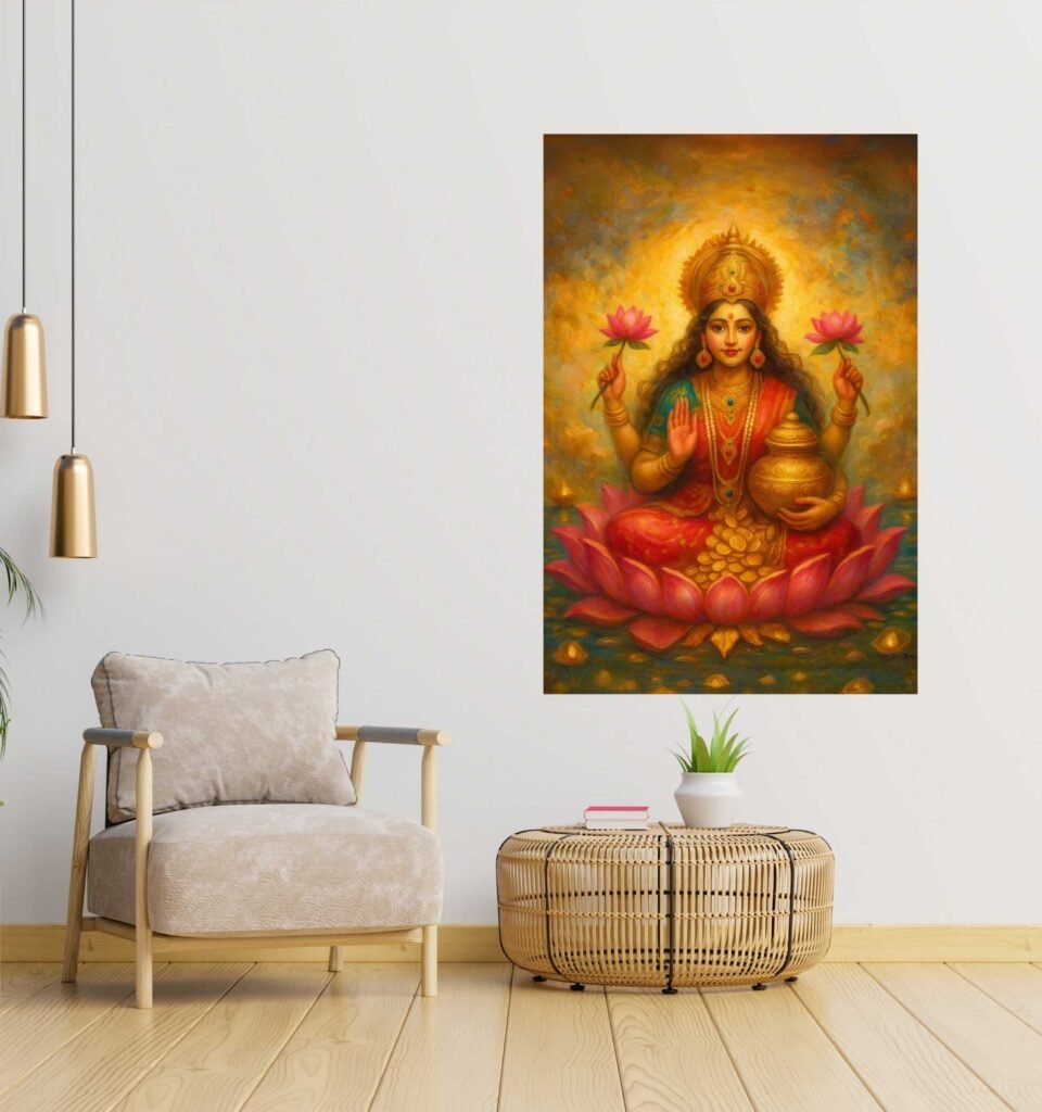 goddess lakshmi paintings1