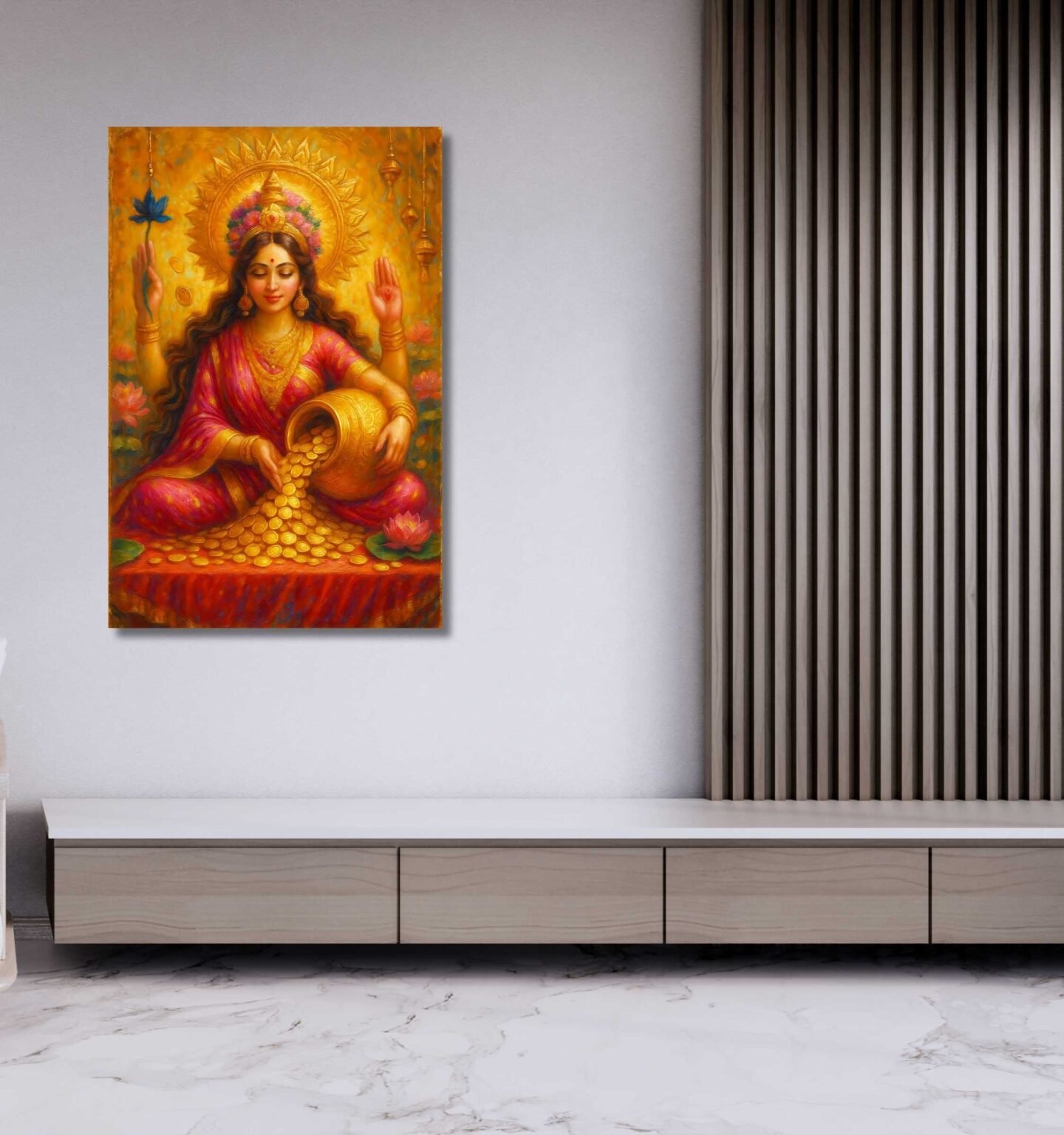 lakshmi maa painting By KunjCart1