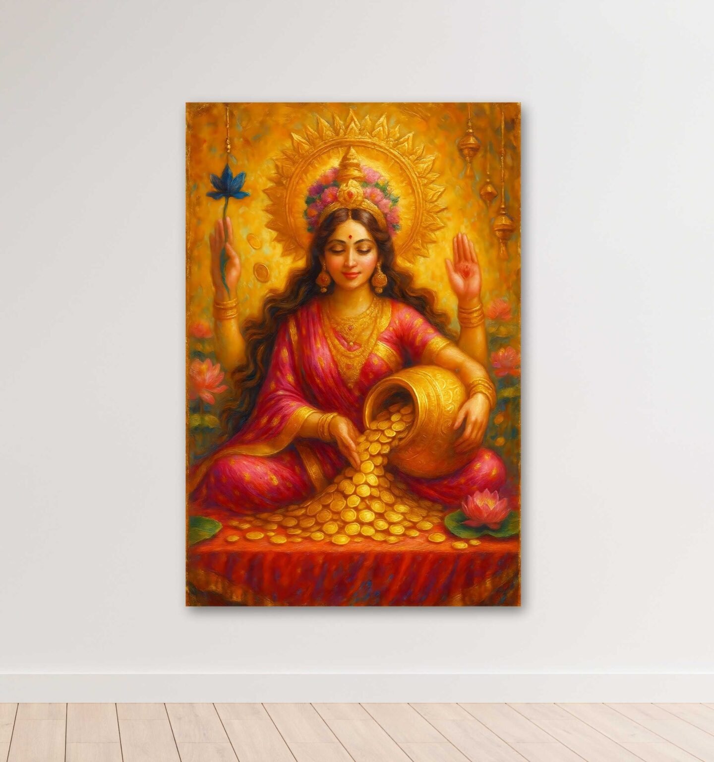 lakshmi maa painting By KunjCart2