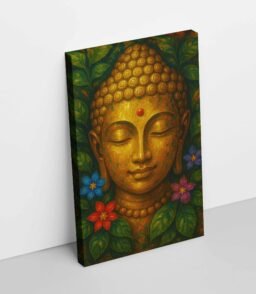 lord buddha canvas painting1