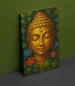 lord buddha canvas painting2
