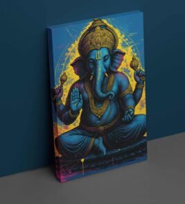 lord ganesha wall painting1