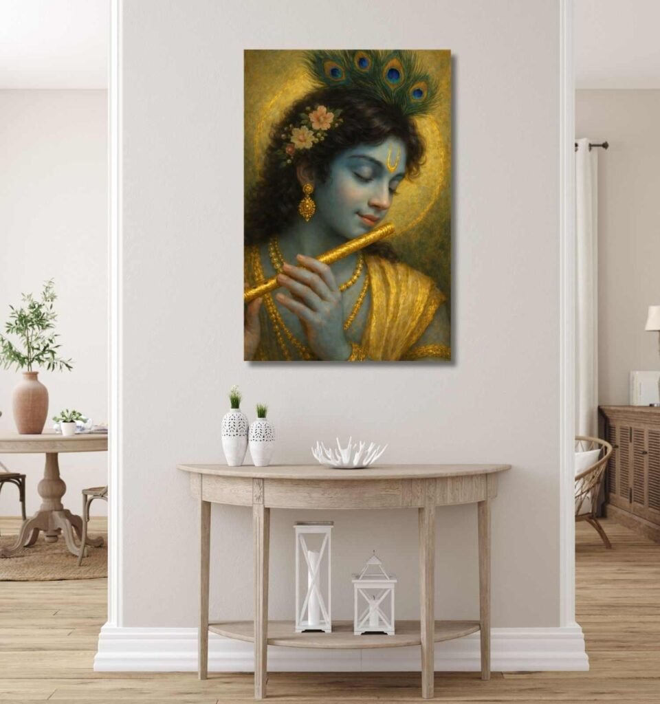 lord krishna painting 3