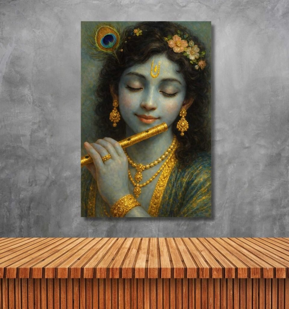 lord krishna painting2