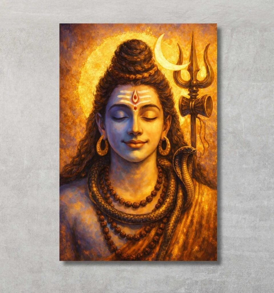 lord shiv ji painting3