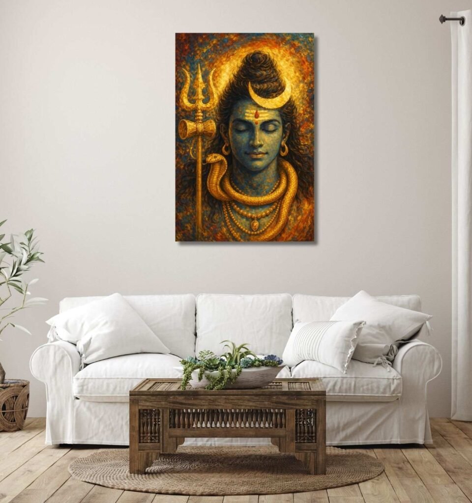 lord shiv painting 3