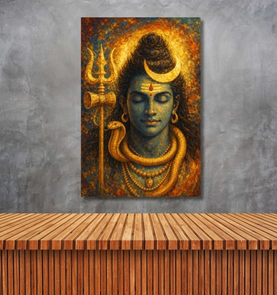 lord shiv painting 3
