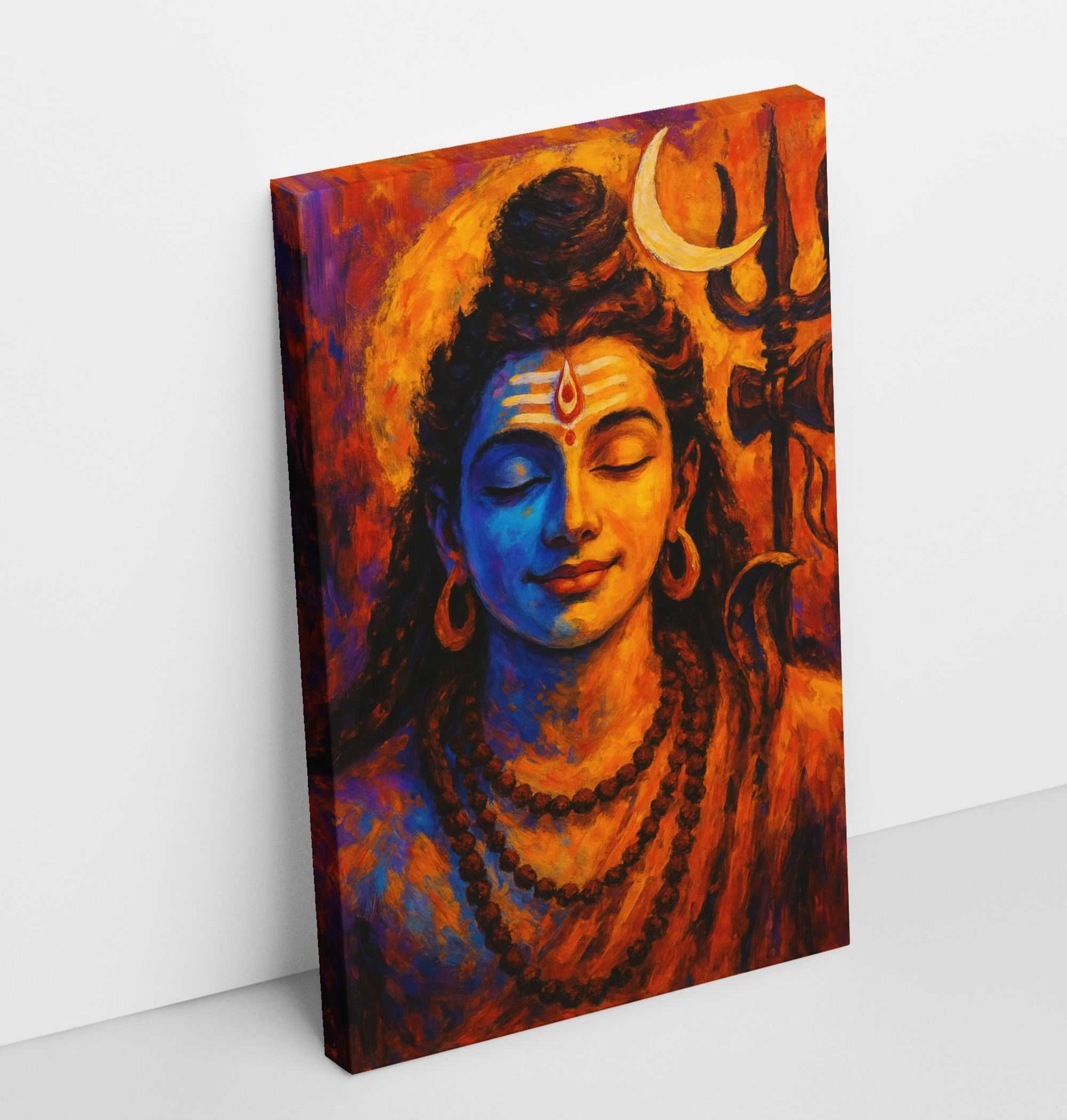 lord shiva canvas Wall painting2