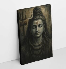 lord shiva canvas painting2