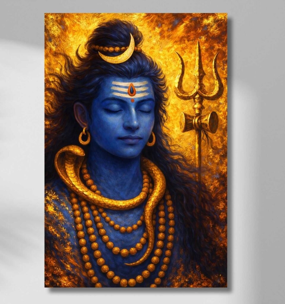 lord shiva painting 3