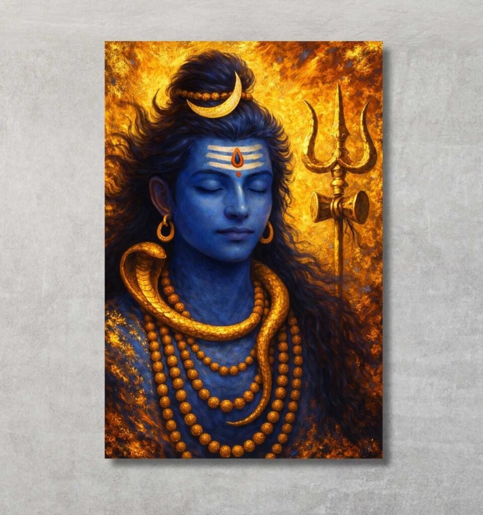 lord shiva painting 3
