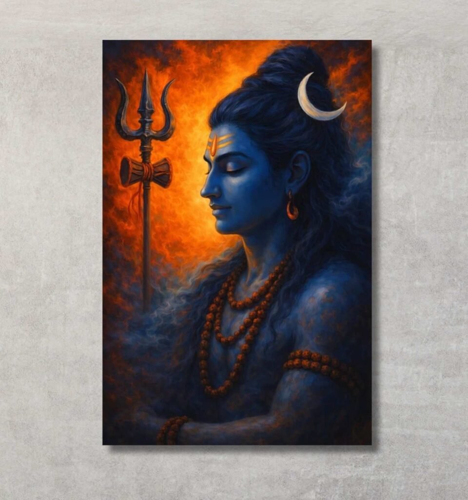 lord shiva painting 3