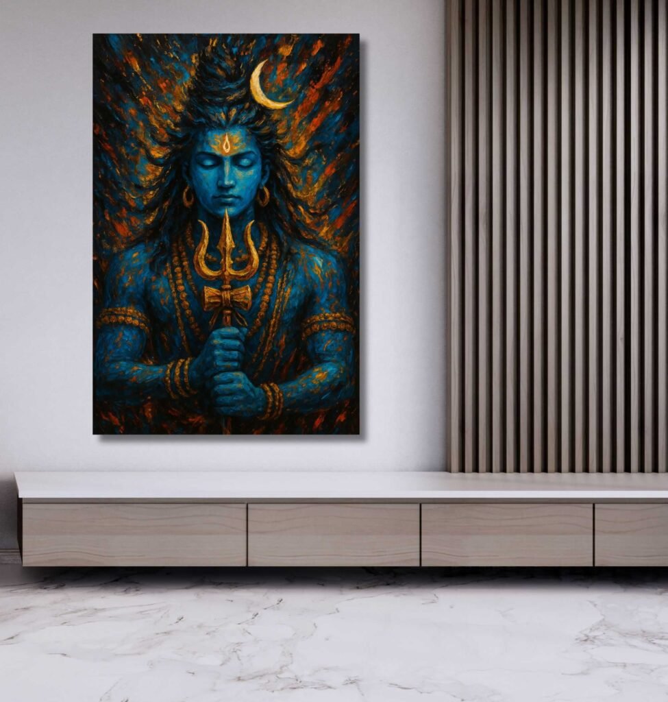mahadev wall painting2