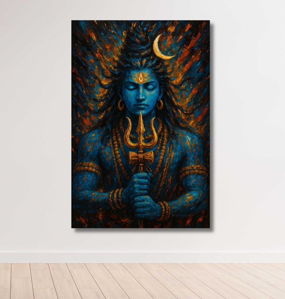 mahadev wall painting2