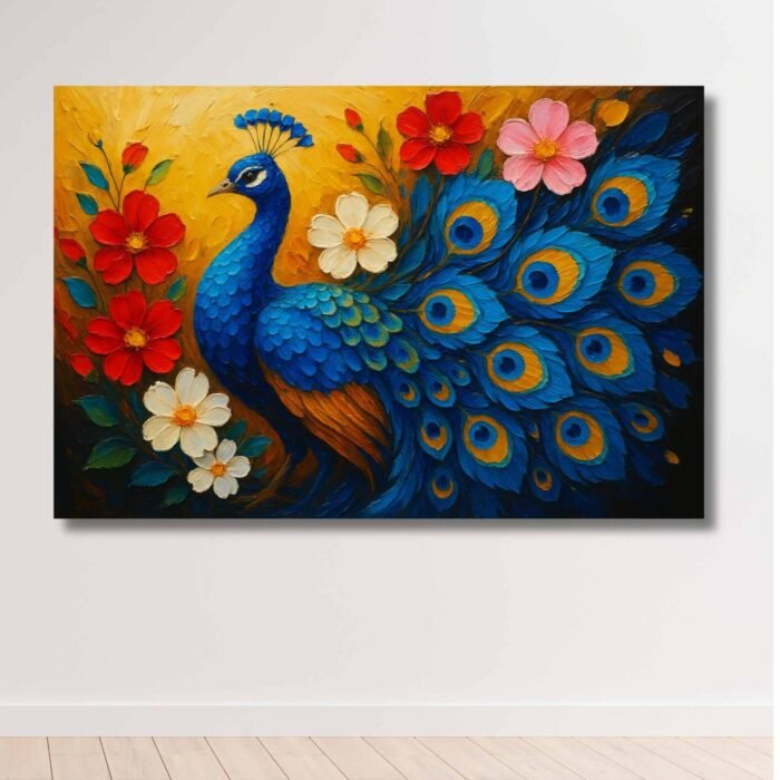 peacock paintig vastu1